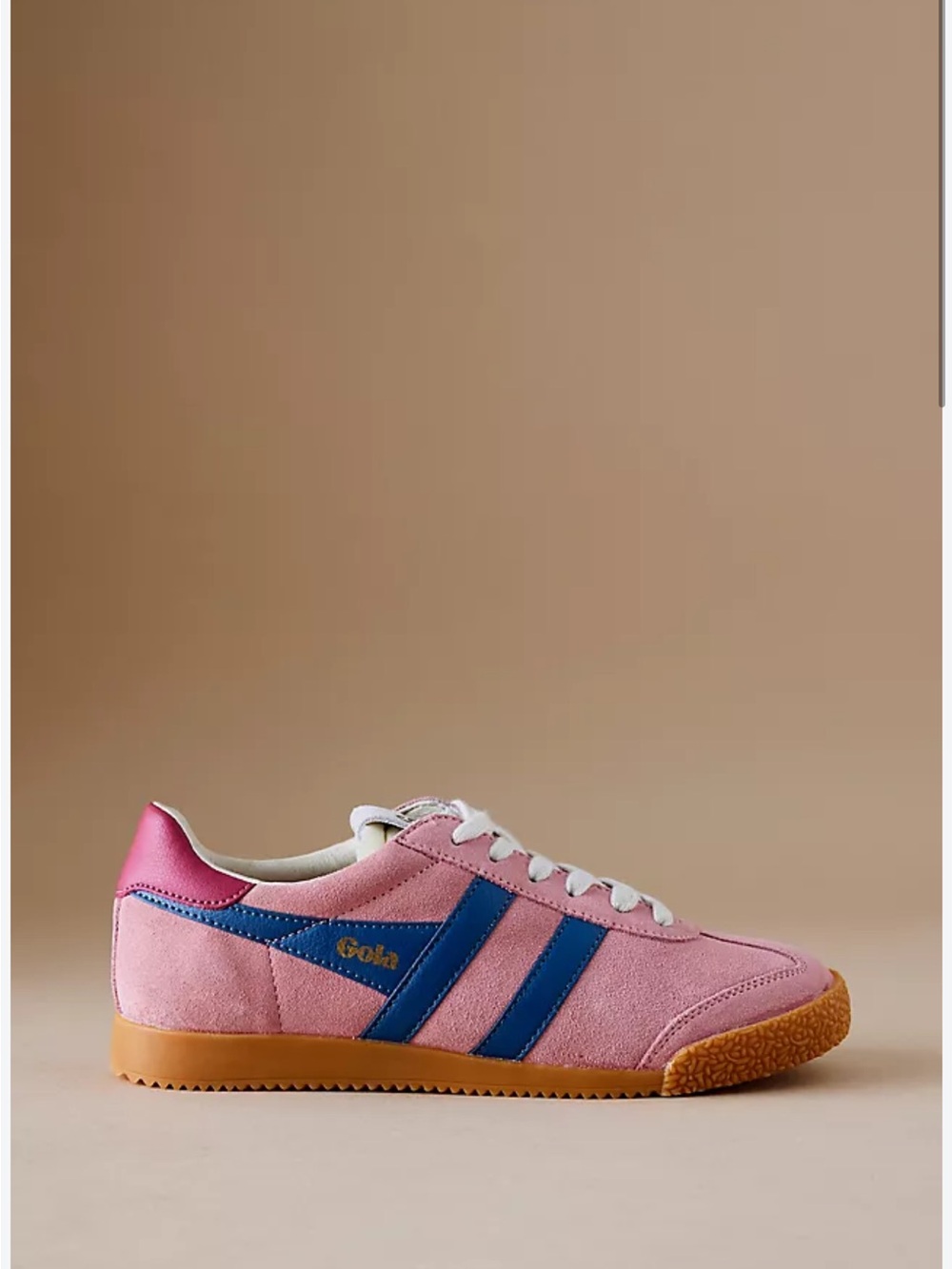 Gola Pink and Navy Women’s Sz 9 Suede Sneakers NWOT